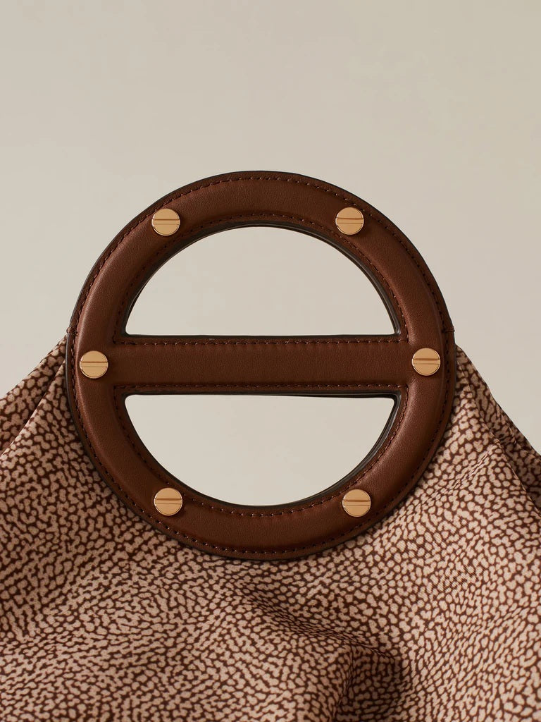 Vis a Vis Bowler Bag Medium Borbonese - MYLILLY
