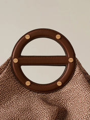 Vis a Vis Bowler Bag Medium Borbonese - MYLILLY