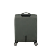 American Tourister Wanderlite Cabin Trolley in black, unisex travel carry-on bag with wheels and extendable handle.