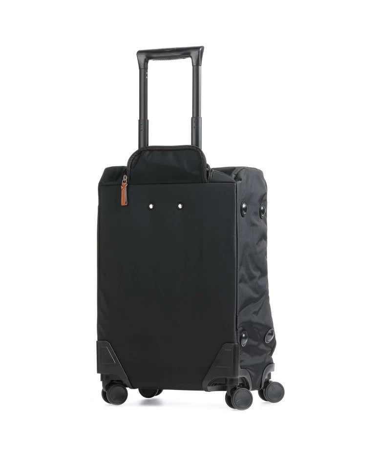Bric`s X-Travel Trolley Soft Cabin, unisex travel bag with multiple compartments and durable wheels for easy cabin travel.