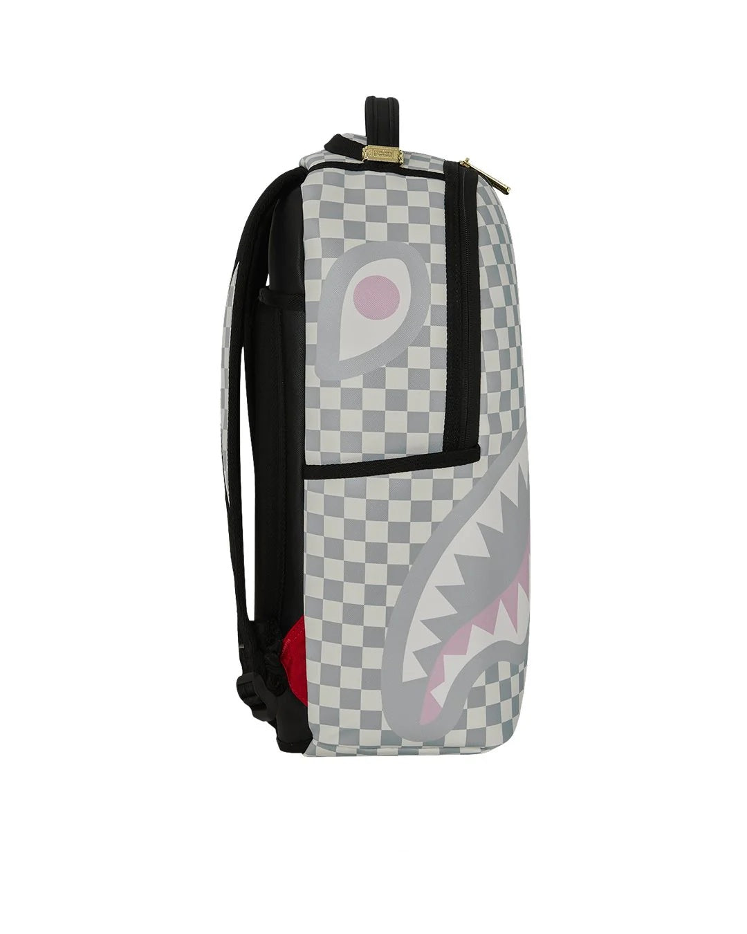 Cream Check Unfinished Shark Dlxsv Backpack Sprayground - MYLILLY