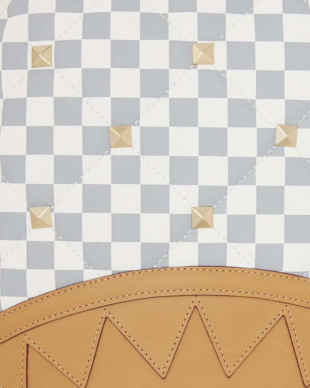 Cream Henny Quilt Puff Backpack Sprayground - MYLILLY
