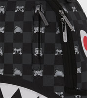 Gray Peeking Character Check Dlxsv Backpack Sprayground - MYLILLY
