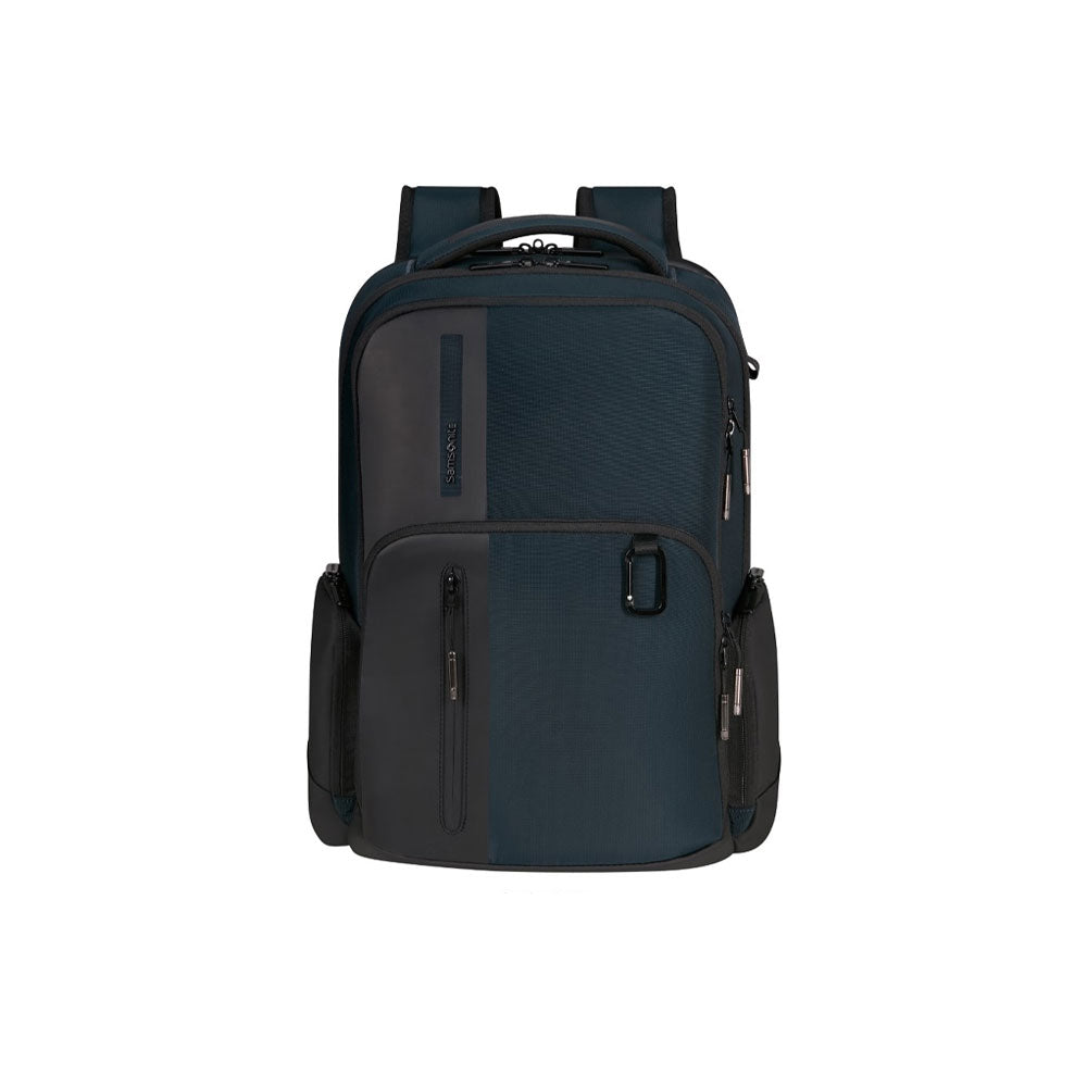 Samsonite Biz2go unisex 15.6-inch laptop backpack with multiple compartments and padded straps for comfortable carrying.