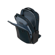 Unisex Samsonite Biz2go backpack for 15.6-inch laptops, featuring multiple compartments and sturdy shoulder straps.