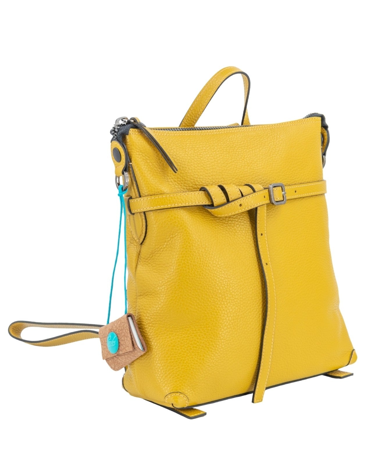 Gabs Lolita women's backpack in Tg S Gabs style, stylish and compact with leather accents and adjustable straps.
