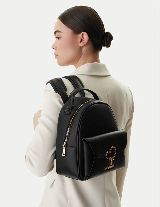Zaino Heart Turnlock Love Moschino - MYLILLY