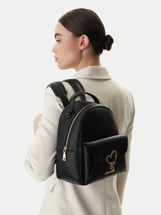Zaino Heart Turnlock Love Moschino - MYLILLY
