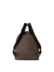 Medium Borbonese Eco Line backpack for women, stylish and practical accessory with sleek design and comfortable straps.