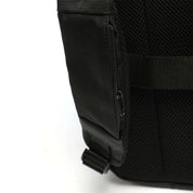 Samsonite Mysight backpack with 14.1-inch laptop compartment, unisex design, black nylon material, front zip pocket and padded straps.