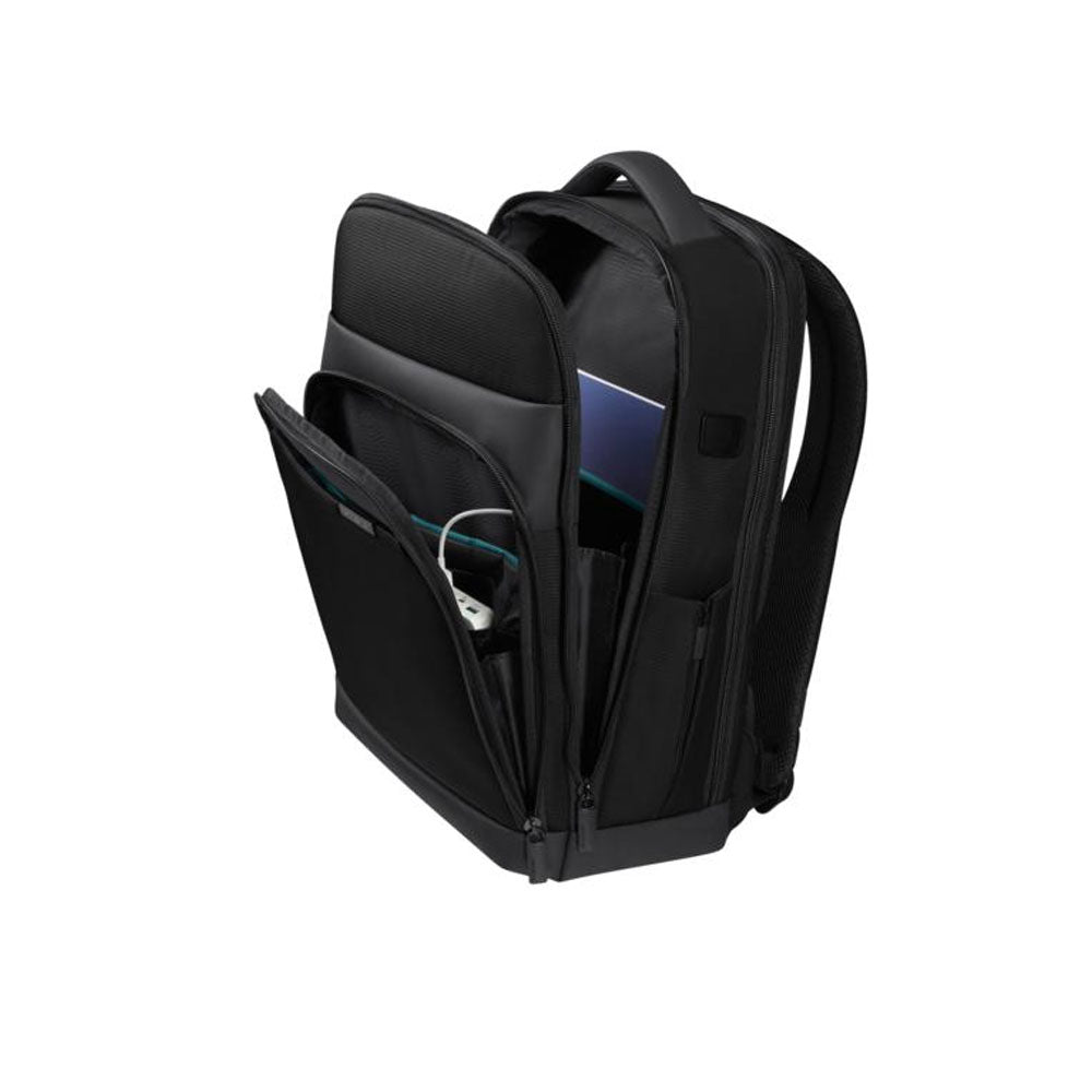 Samsonite Zaino Mysight porta PC 14.1" unisex backpack with padded compartments and sleek black design for laptops and essentials.