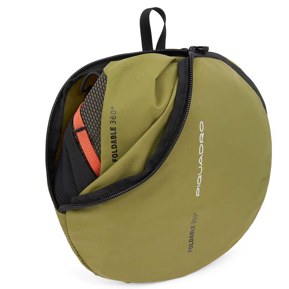Zaino pieghevole porta pc in tessuto riciclato Foldable Piquadro - MYLILLY