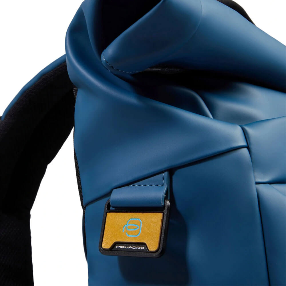 Piquadro Corner 2.0 15.6" Roll-Top Laptop Backpack