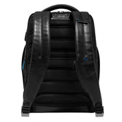 Piquadro unisex 15.6-inch laptop backpack with sleek design, multiple compartments, and padded straps for comfortable carrying.