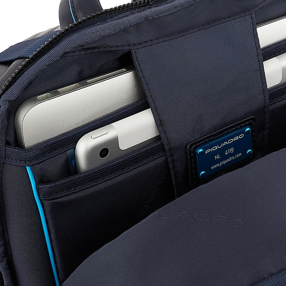 Zaino porta pc e iPad® Blue Square in pelle Piquadro - MYLILLY