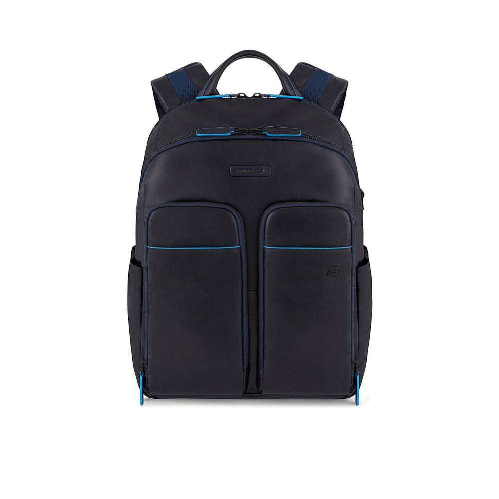 Zaino porta pc e iPad® Blue Square in pelle Piquadro - MYLILLY