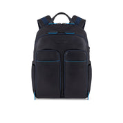 Zaino porta pc e iPad® Blue Square in pelle Piquadro - MYLILLY