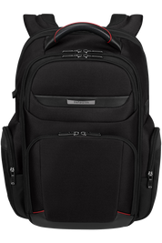 Samsonite Zaino Pro-Dlx 6 expandable backpack for 15.6-inch laptops, unisex design with multiple compartments and sleek black finish.