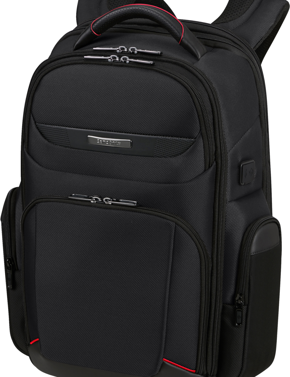 Samsonite Zaino Pro-Dlx 6 15.6-inch expandable unisex backpack with multiple compartments and adjustable straps.