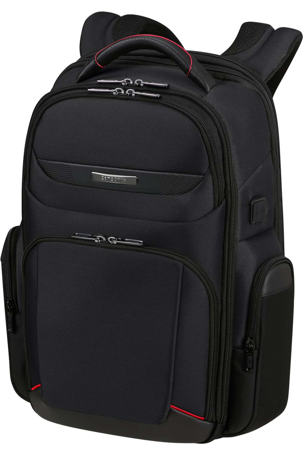 Samsonite Zaino Pro-Dlx 6 15.6-inch expandable unisex backpack with multiple compartments and adjustable straps.