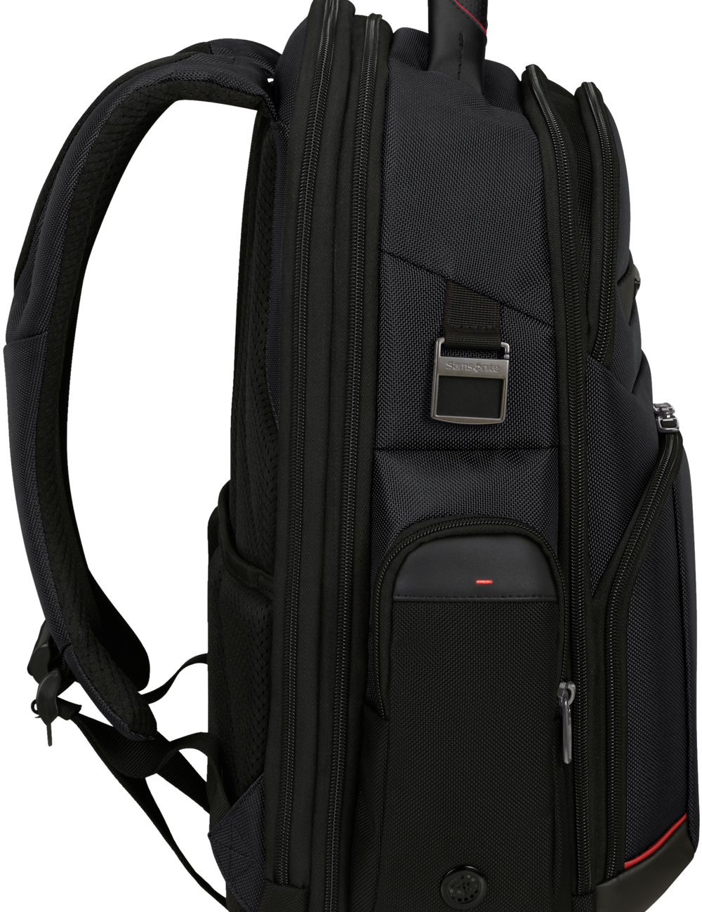 Samsonite Zaino Pro-Dlx 6 expandable 15.6-inch unisex backpack with multiple compartments and padded straps for comfort.
