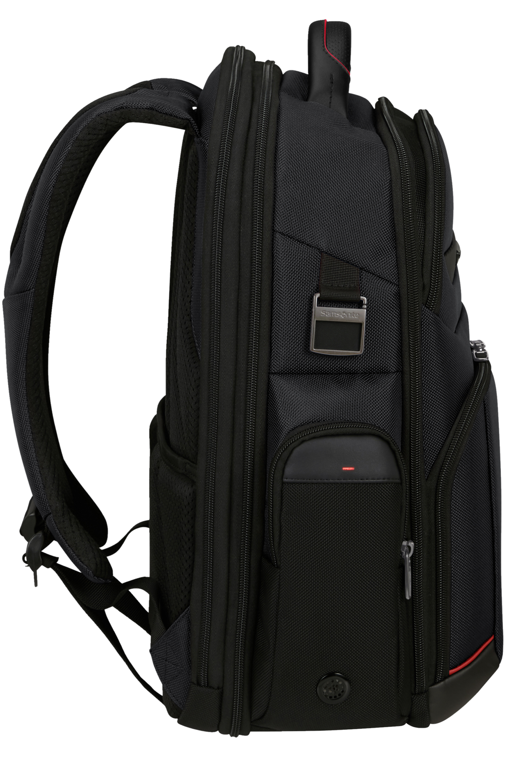Samsonite Zaino Pro-Dlx 6 expandable 15.6-inch unisex backpack with multiple compartments and padded straps for comfort.