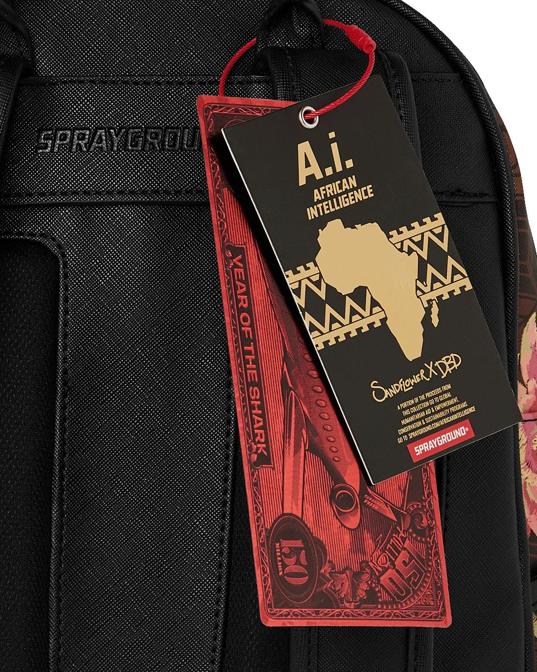 Ai Henny Floral Savage Backpack Sprayground - MYLILLY
