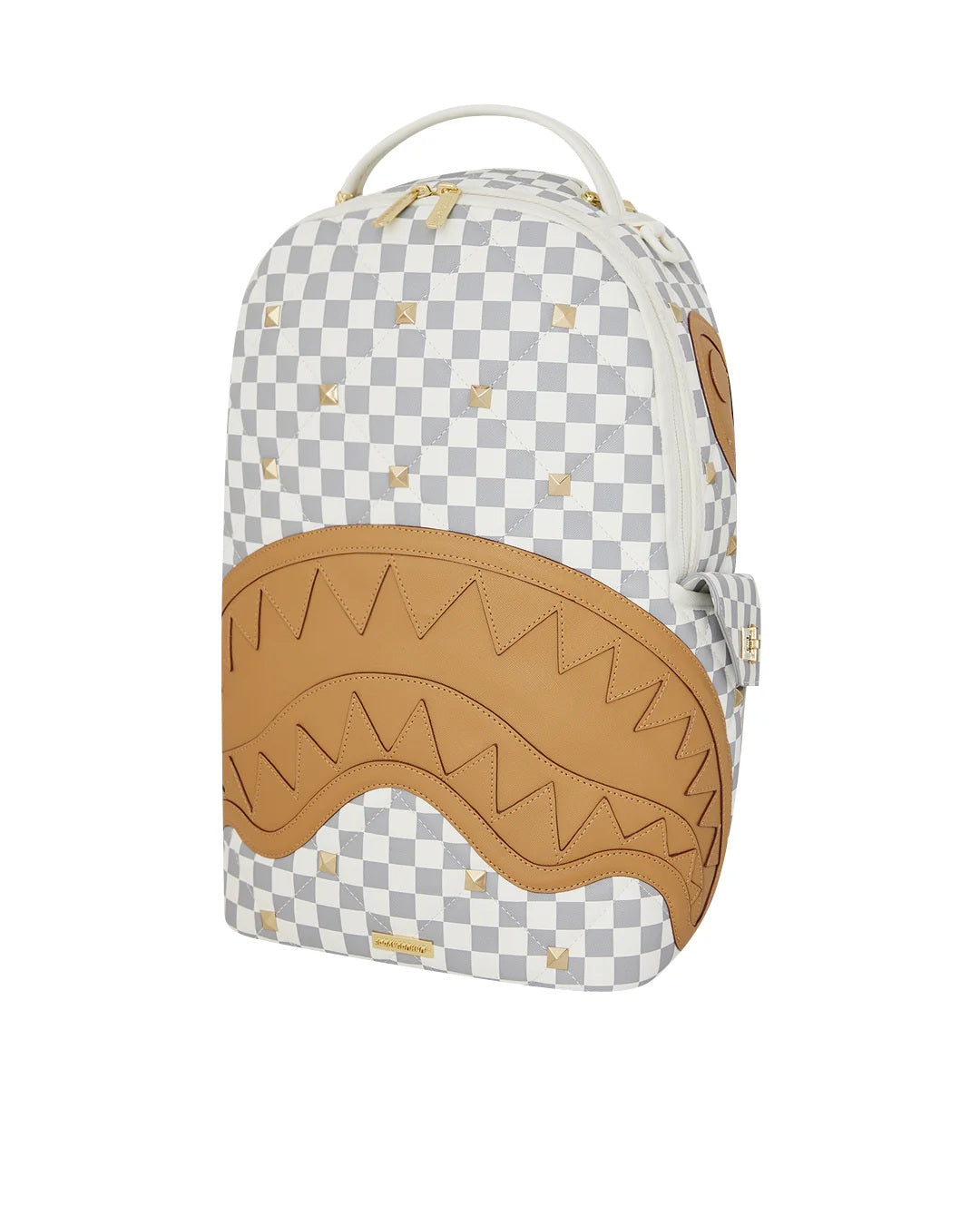 Cream Henny Quilt Puff Backpack Sprayground - MYLILLY