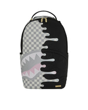 Cream Check Unfinished Shark Dlxsv Backpack Sprayground - MYLILLY