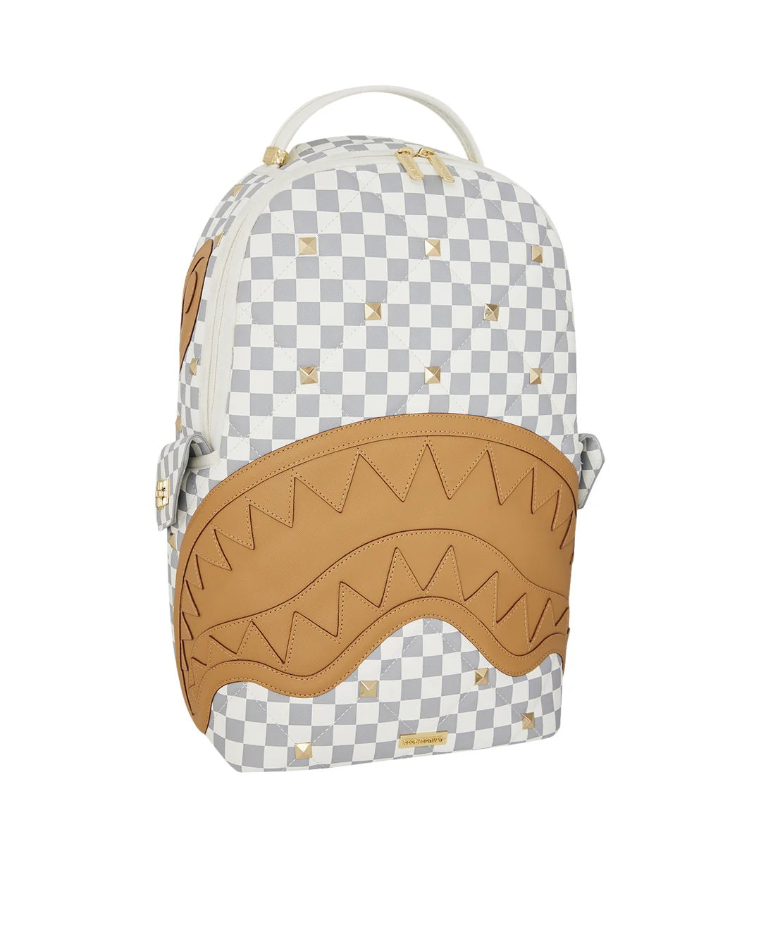 Cream Henny Quilt Puff Backpack Sprayground - MYLILLY