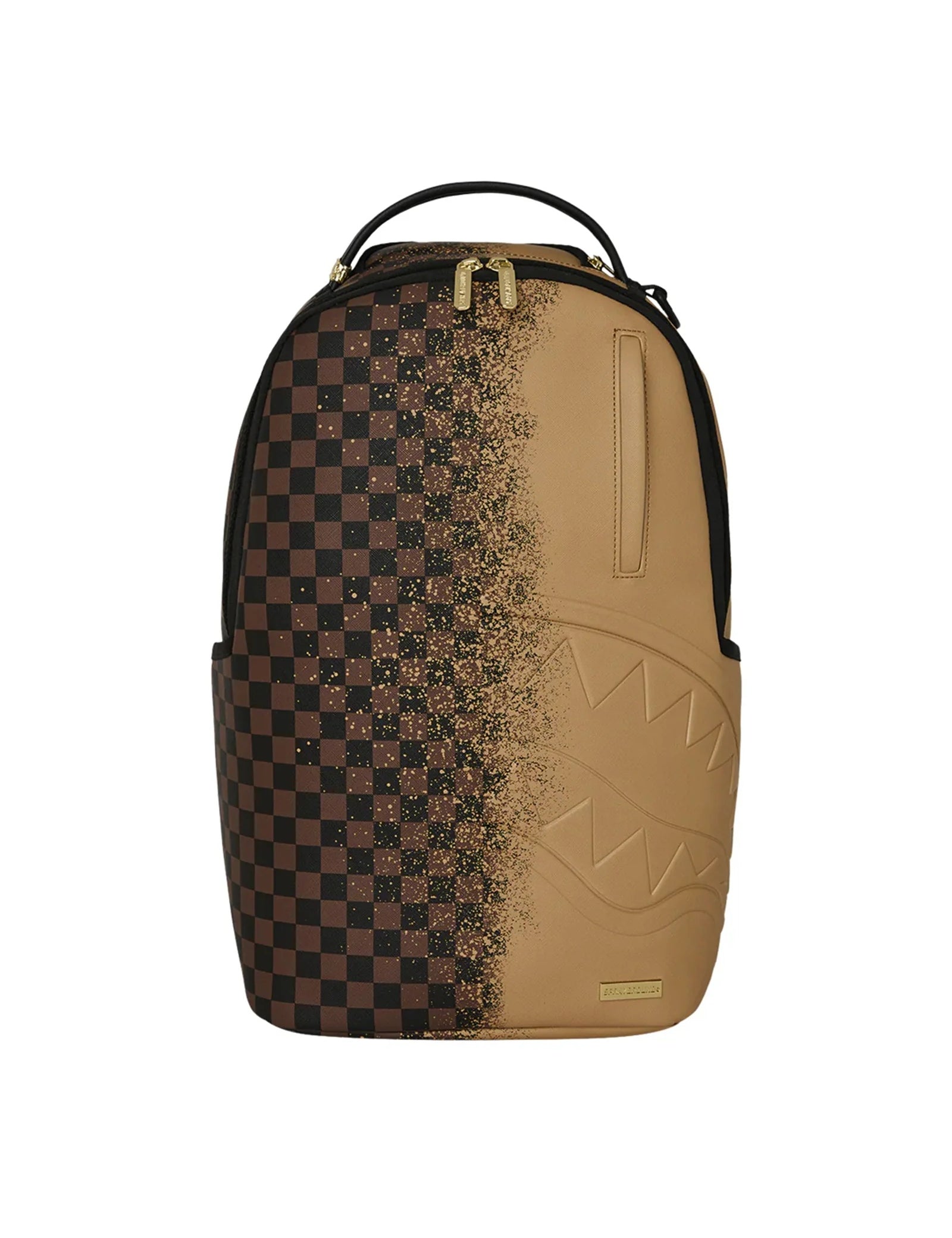 Sprayground Midnight Osaka Payload backpack, unisex backpack with a dark graphic design, featuring multiple compartments and adjustable straps.