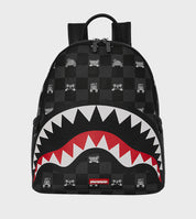 Gray Peeking Character Check Savage Backpack Sprayground - MYLILLY