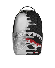 Silver Side Drip Black Check Dlxsv Backpack Sprayground - MYLILLY