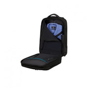 Samsonite Mysight unisex trolley bag with multiple compartments, durable wheels, and retractable handle for travel and cabin use.