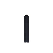 Unisex Doppler Zero99 Simply Black Doppler umbrella open, showcasing its sleek black canopy and sturdy handle.